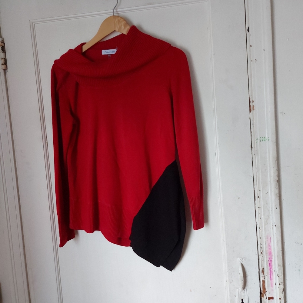 Calvin klein asymmetrical pull over